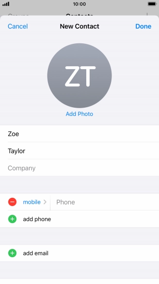 Press Phone and key in the required phone number.