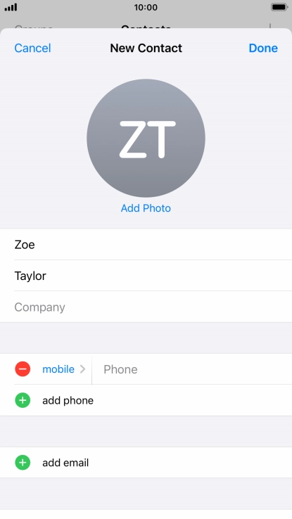 Press Phone and key in the required phone number.