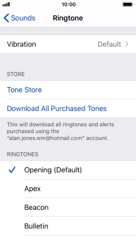 Press the required ring tones to hear them.