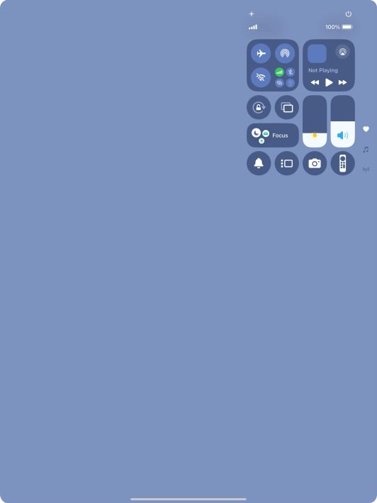 Press the sound mode icon to turn silent mode on or off.