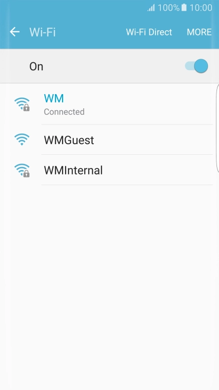 Press the Home key to return to the home screen.