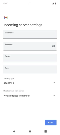Press the field below 