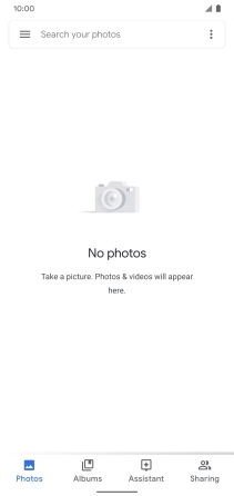 Press Albums and go to the required folder.