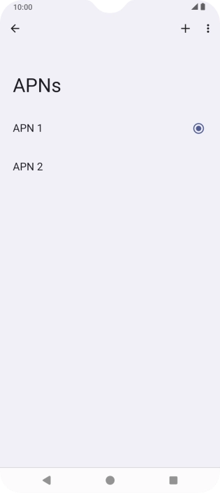 Press the Home key to return to the home screen.
