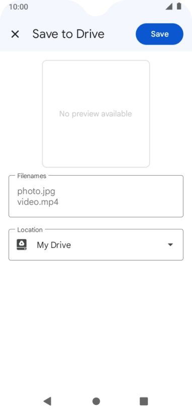 Press the field below 