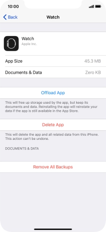 Press Offload App.