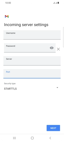 Press the drop down list below 