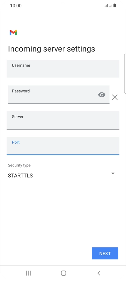 Press the drop down list below 