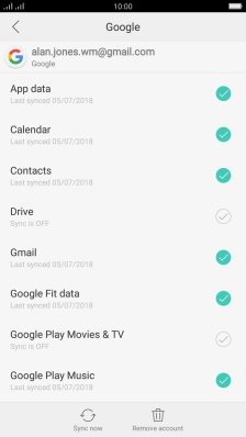 Press the Home key to return to the home screen.