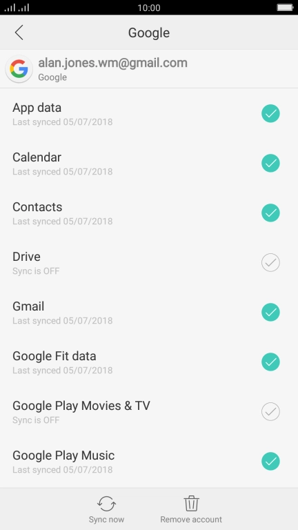 Press the Home key to return to the home screen.