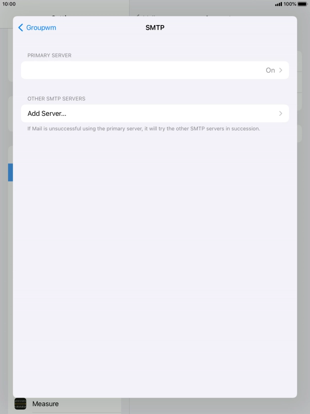 Press the field below 