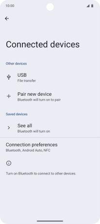 Press Pair new device.