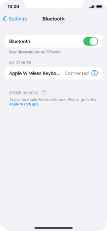 Slide your finger upwards starting from the bottom of the screen to return to the home screen.