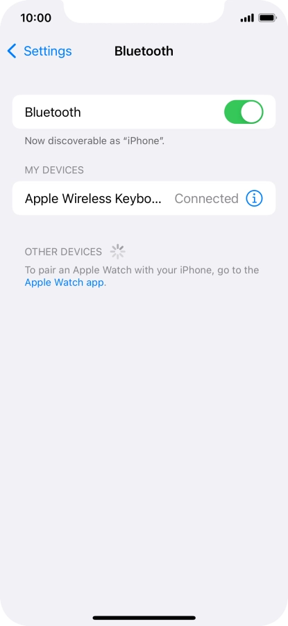 Slide your finger upwards starting from the bottom of the screen to return to the home screen.