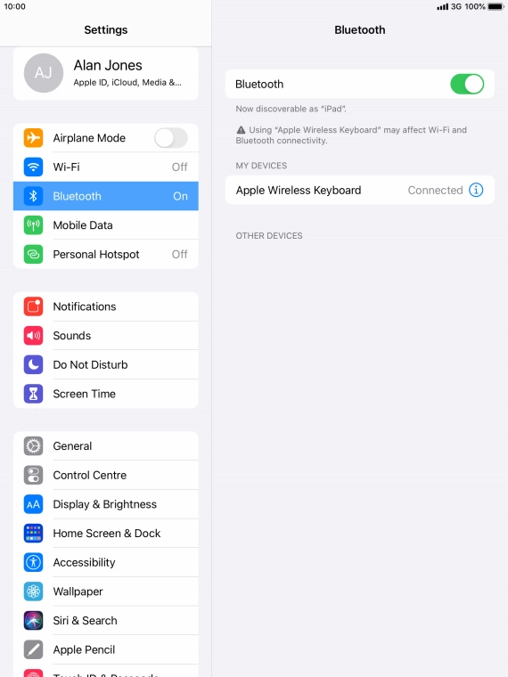 Press the Home key to return to the home screen.