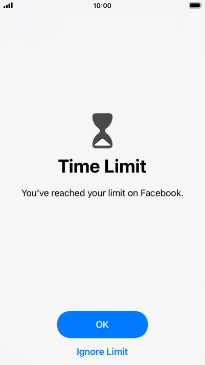 Press Ignore Limit.