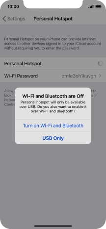 If Wi-Fi is turned off, press Turn on Wi-Fi and Bluetooth.