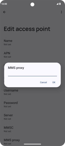 Key in 10.202.002.060 and press OK. Key in 10.202.002.060 and press OK.