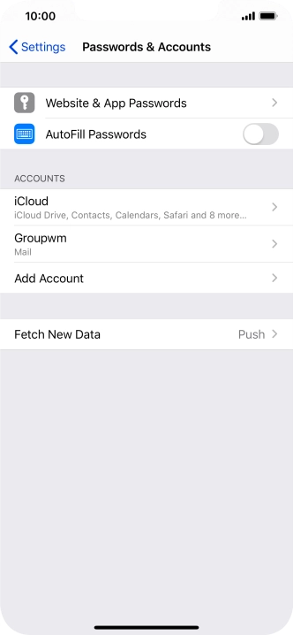 Press Fetch New Data.