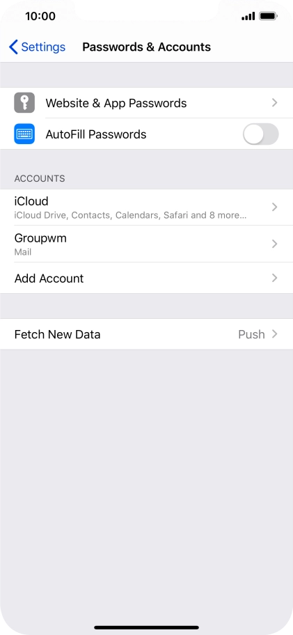 Press Fetch New Data.