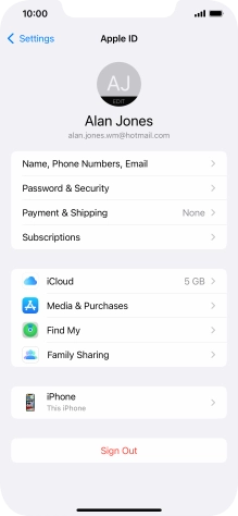 Slide your finger upwards starting from the bottom of the screen to return to the home screen.