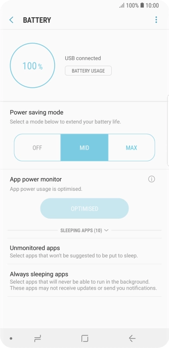 Press the Home key to return to the home screen. Press the Home key to return to the home screen.