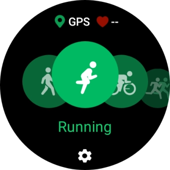Press the settings icon.