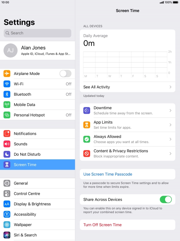 Press See All Activity.