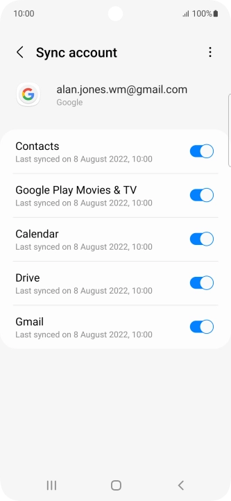Press the Home key to return to the home screen.