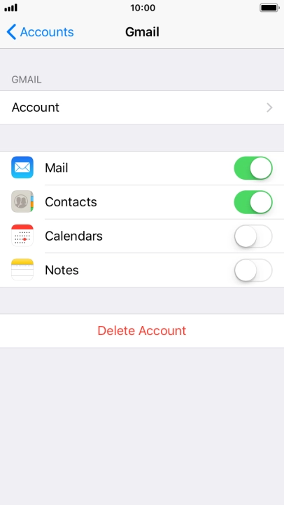 Press the Home key to return to the home screen.