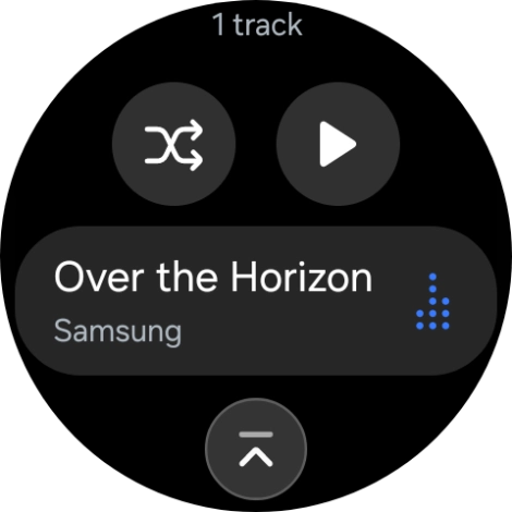 Press the required audio file.