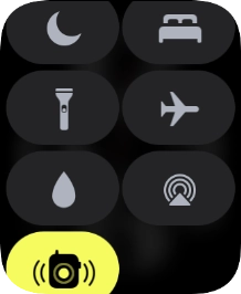 Press the flight mode icon to turn the function on or off.