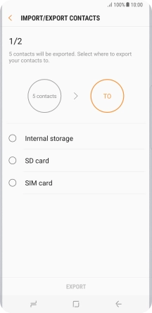 Press SIM card.