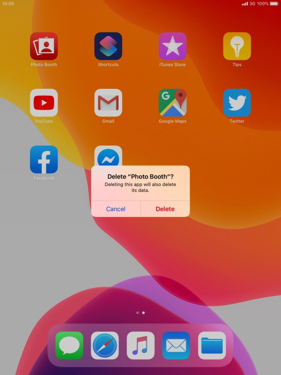 Press Delete. Press Delete.