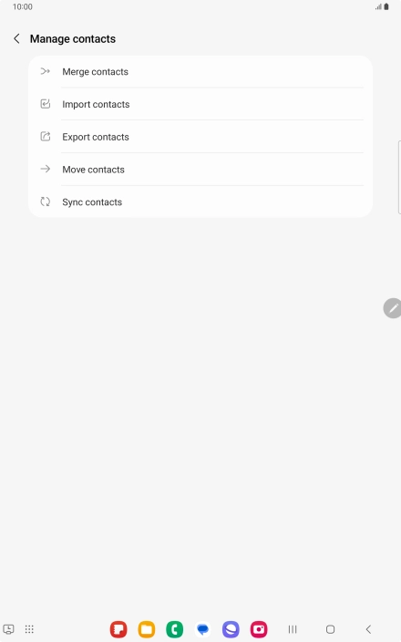 Press Import contacts.