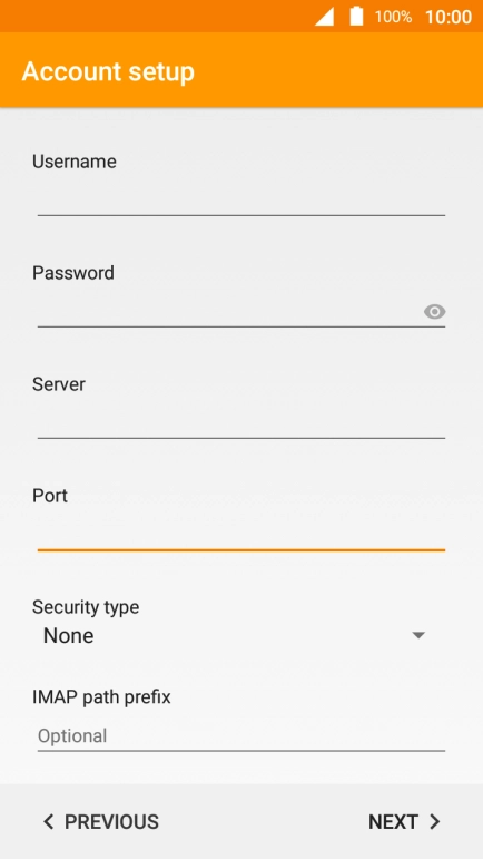 Press the drop down list below 