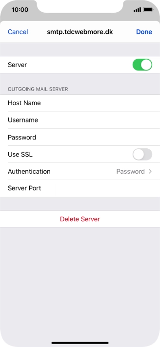 Press Authentication.