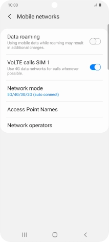 Press Access Point Names.