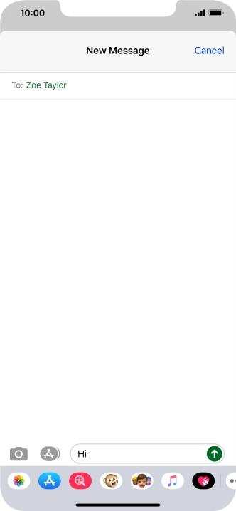 Press the picture icon.