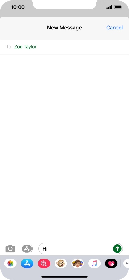 Press the picture icon.