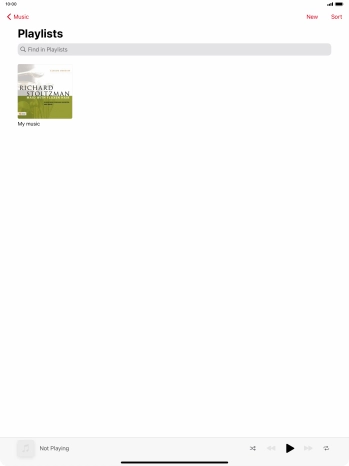 Press the required playlist.