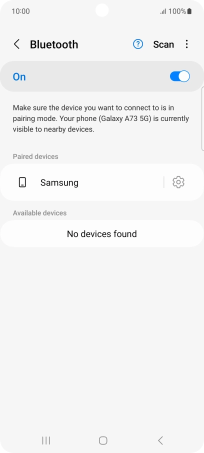 Press the Home key to return to the home screen.