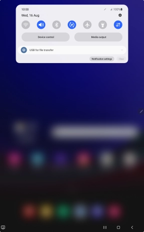 Press the drop down list. Press the drop down list.