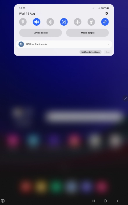 Press the drop down list. Press the drop down list.