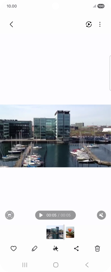 Press the AI icon. Press the AI icon.