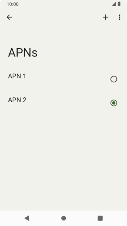 Press the Home key to return to the home screen.