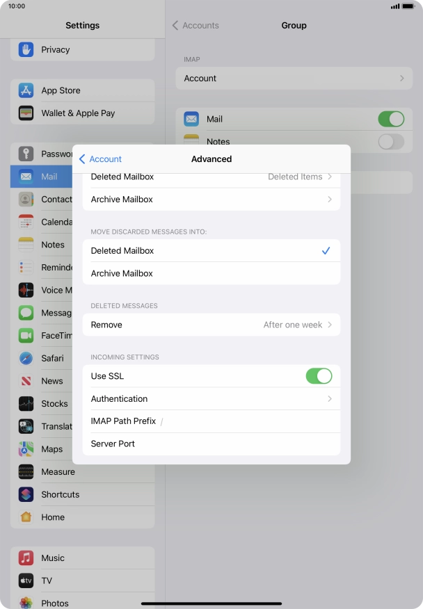 Press the indicator next to Press the indicator next to