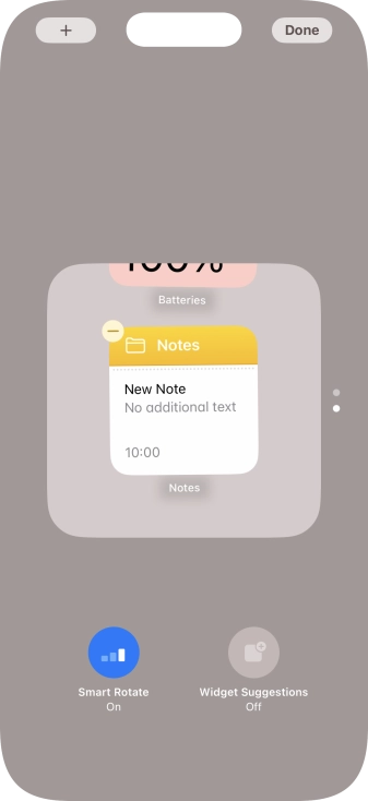 Press Smart Rotate to turn the function on or off.
