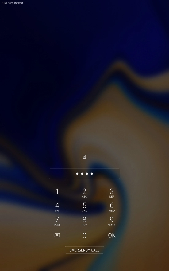 If you're asked to key in your PIN, do so and press OK.