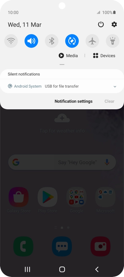 Press Android System.